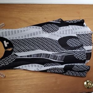 Roz & Ali sleeveless top women's size medium